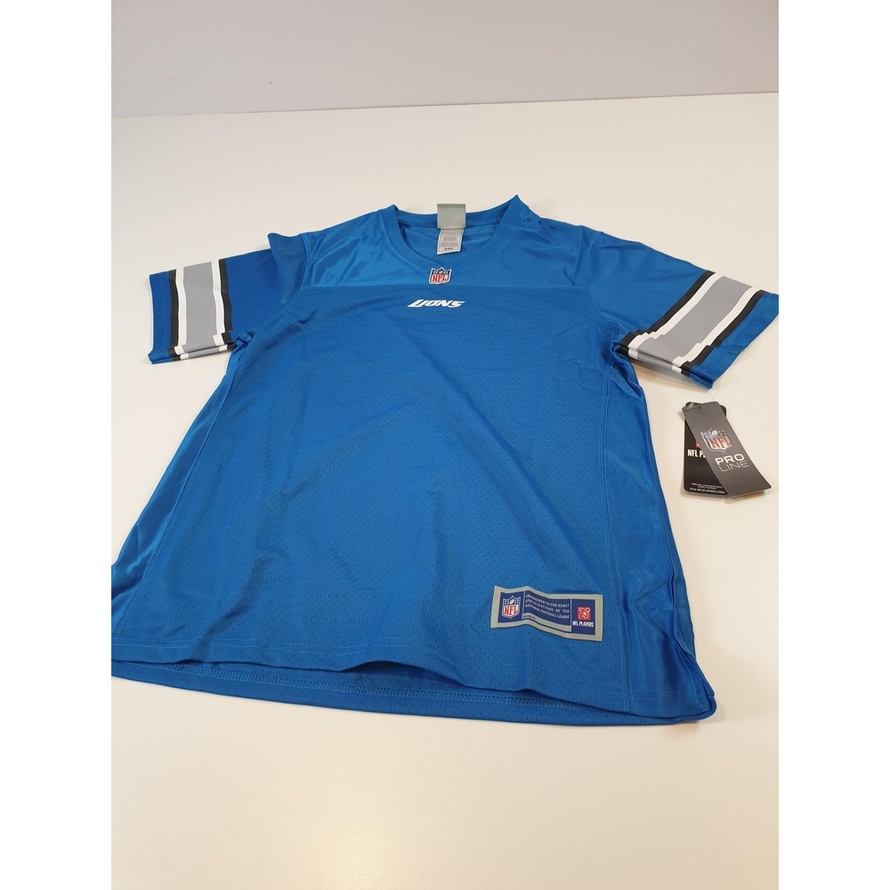 NFL Pro Line Detroit Lions Football Jersey Blank Team Jersey Women's Medium